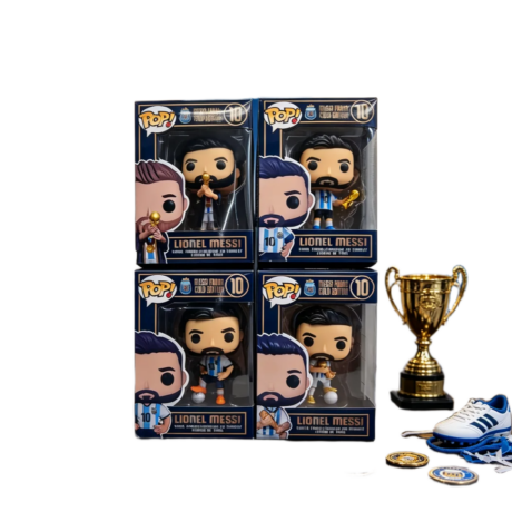 تشكيلة مجسمات فانكو بوب ليونيل ميسي - 4 وضعيات مختلفة | Lionel Messi Funko Pop Vinyl Figures - 4 Different Poses