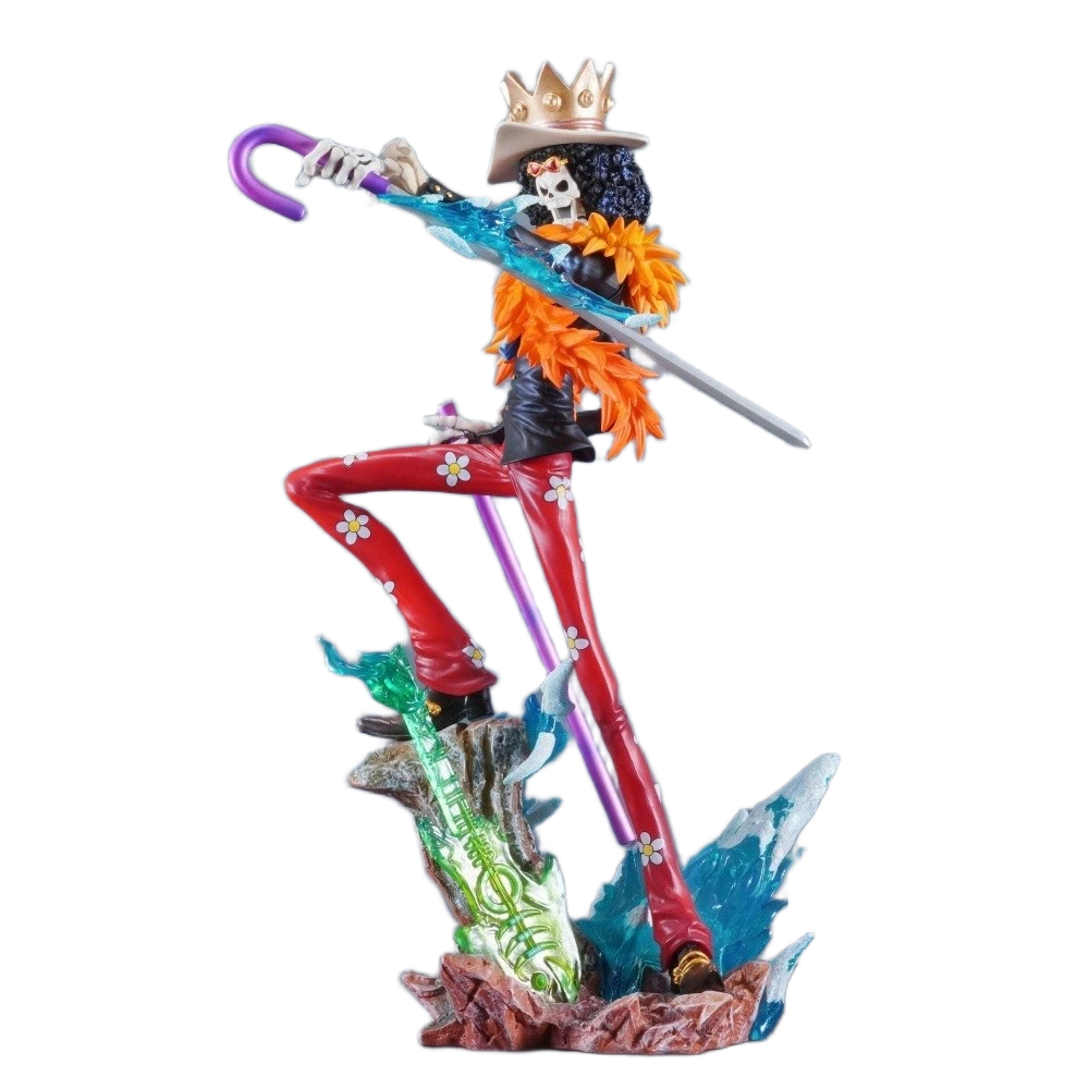 مجسم شخصية "بروك" من أنمي ون بيس | One Piece "Brook" PVC Action Figure - الصورة 2