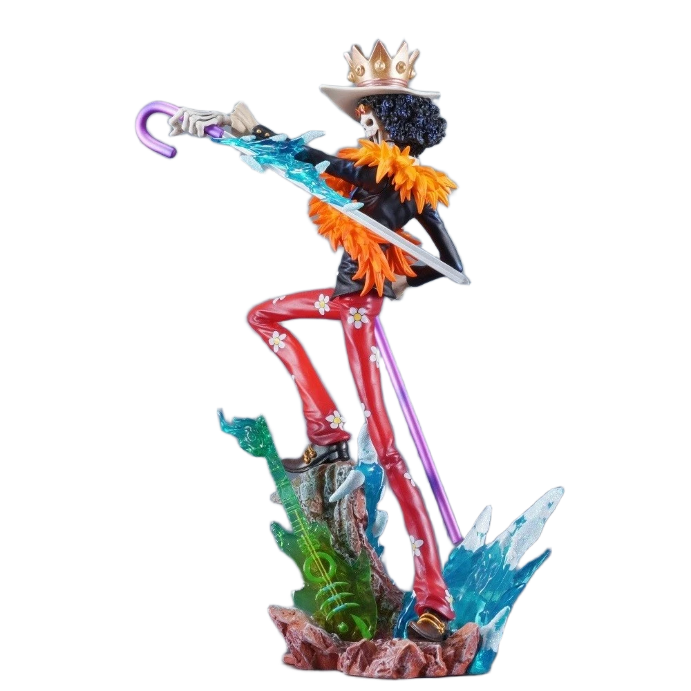مجسم شخصية "بروك" من أنمي ون بيس | One Piece "Brook" PVC Action Figure - الصورة 5