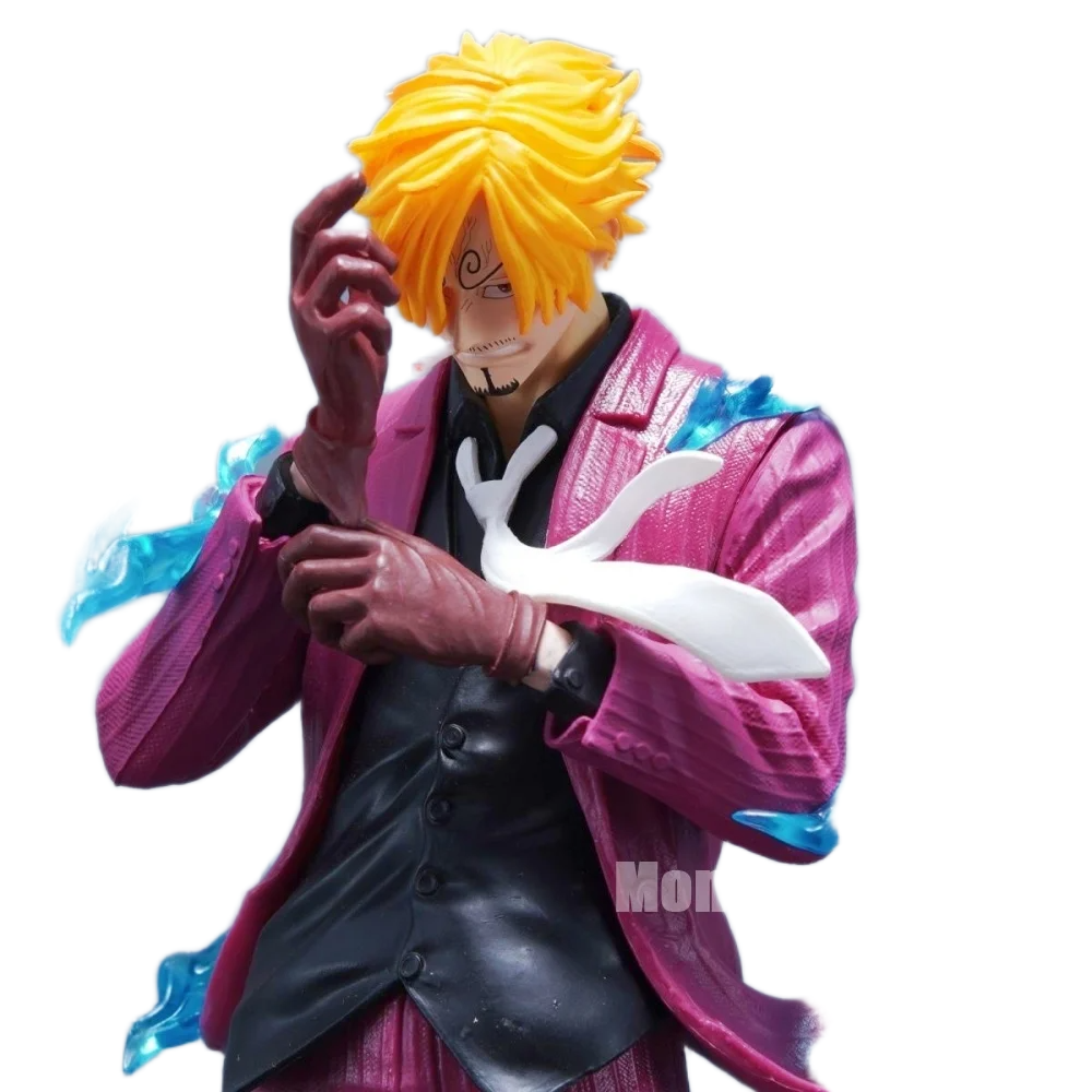 بالعربي: مجسم شخصية "سانجي" (بتقنية ديابل جامبي) من أنمي ون بيس | One Piece "Sanji" (Diable Jambe) PVC Action Figure - الصورة 5