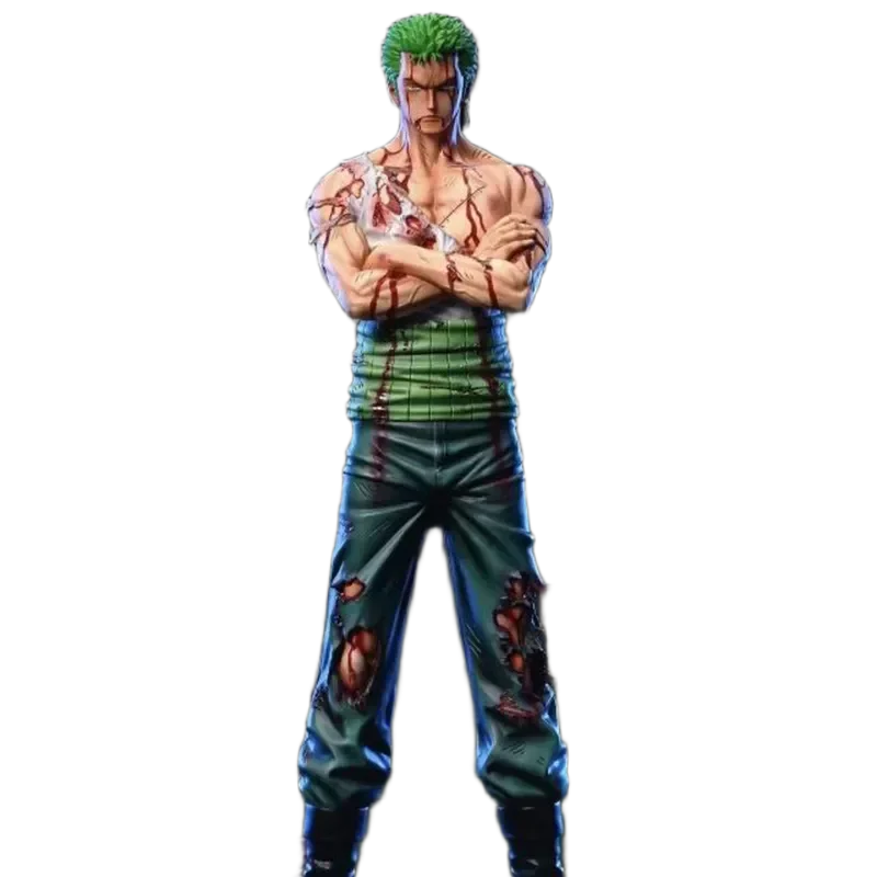 مجسمات شخصيات أنمي ون بيس (لوفي، زورو، سانجي) | One Piece Action Figures (Luffy, Zoro, Sanji) Standing PVC Statue - الصورة 4