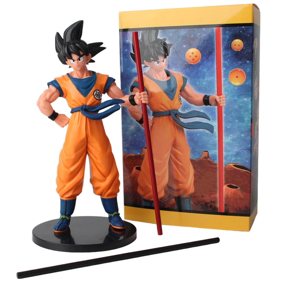 مجسم شخصية "غوكو سوبر سايان" الأسطورية من أنمي دراغون بول | Epic Dragon Ball Super Saiyan Goku Anime Figure - الصورة 2