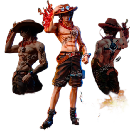 مجسم شخصية "إيس" الأسطورية من أنمي ون بيس | Epic One Piece Portgas D. Ace Anime Figure