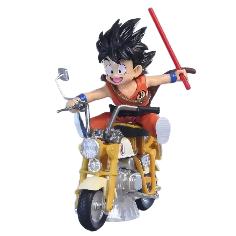 مجسم "ماستر روشي وغوكو" على الدراجة النارية من أنمي دراغون بول زد | Epic Dragon Ball Z Master Roshi & Goku Motorcycle Anime Figure - الصورة 3