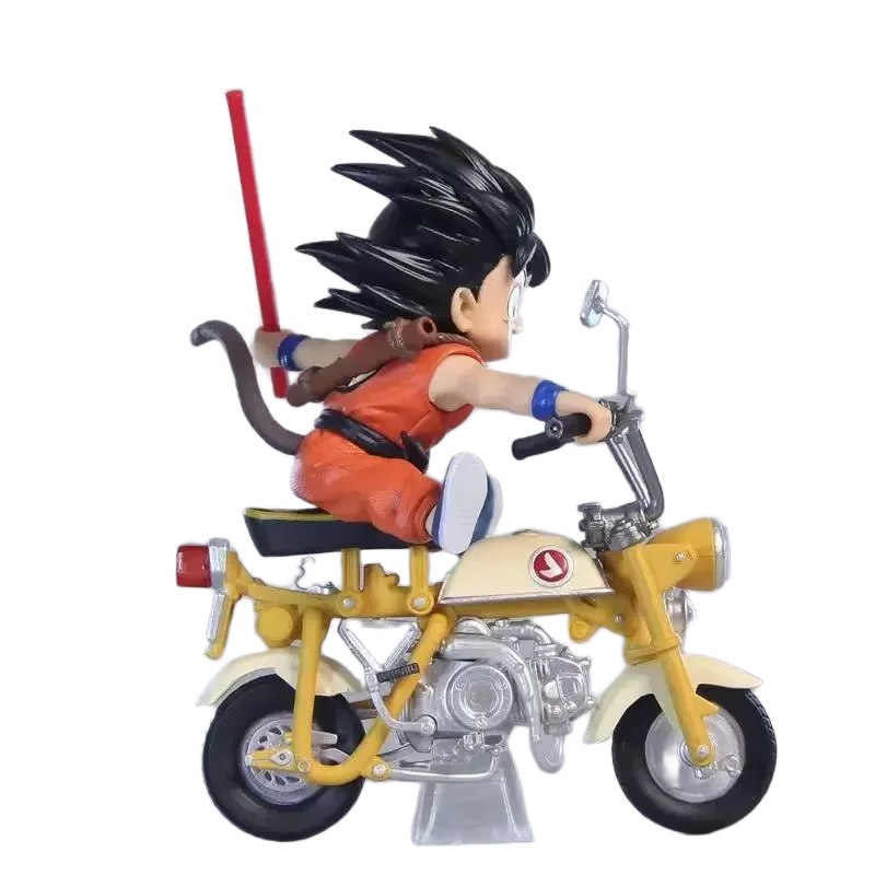 مجسم "ماستر روشي وغوكو" على الدراجة النارية من أنمي دراغون بول زد | Epic Dragon Ball Z Master Roshi & Goku Motorcycle Anime Figure - الصورة 4