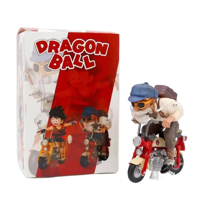 مجسم "ماستر روشي وغوكو" على الدراجة النارية من أنمي دراغون بول زد | Epic Dragon Ball Z Master Roshi & Goku Motorcycle Anime Figure - الصورة 5