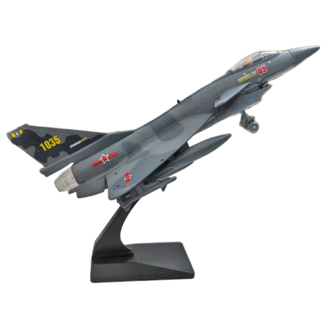 بالعربي: مجسم طائرة حربية شبح رمادية 23 سم | Premium Alloy Stealth Fighter Diecast Model 23 cm