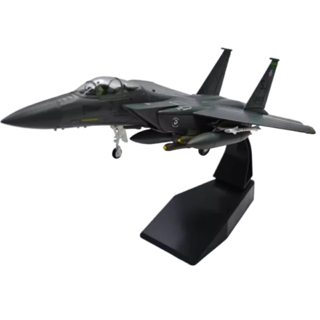 مجسم طائرة مقاتلة معدني طراز F-15E مقاس 19.4 سم | 19.4cm F-15E Alloy Diecast Fighter Airplane Model