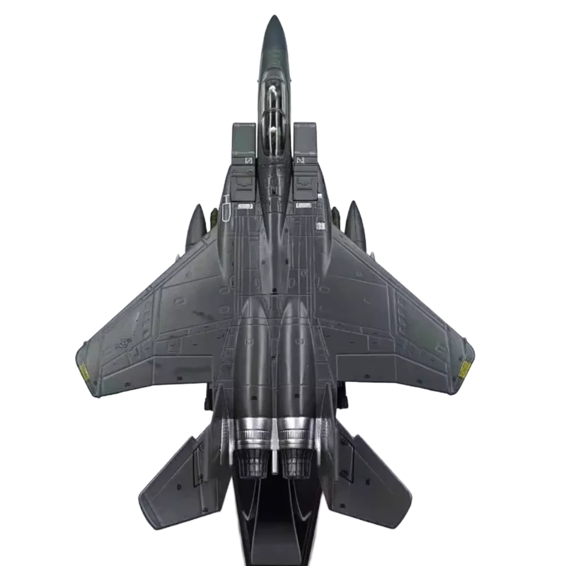 مجسم طائرة مقاتلة معدني طراز F-15E مقاس 19.4 سم | 19.4cm F-15E Alloy Diecast Fighter Airplane Model - الصورة 2