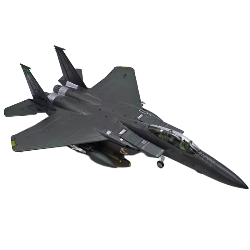 مجسم طائرة مقاتلة معدني طراز F-15E مقاس 19.4 سم | 19.4cm F-15E Alloy Diecast Fighter Airplane Model - الصورة 3