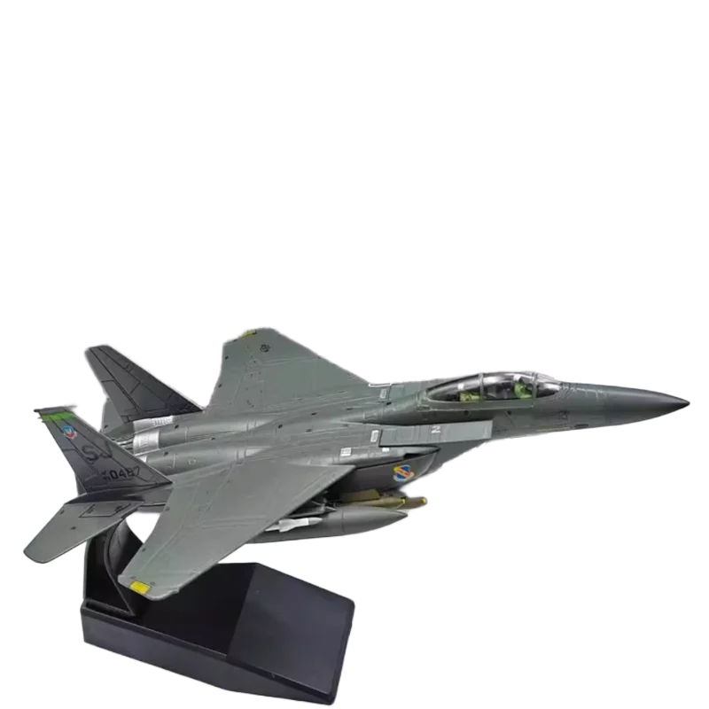مجسم طائرة مقاتلة معدني طراز F-15E مقاس 19.4 سم | 19.4cm F-15E Alloy Diecast Fighter Airplane Model - الصورة 6