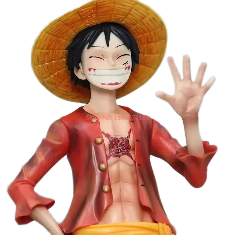 مجسم "لوفي" بابتسامة عريضة من أنمي ون بيس 42 سم | One Piece "Monkey D. Luffy" (Big Smiley) 42cm - الصورة 3