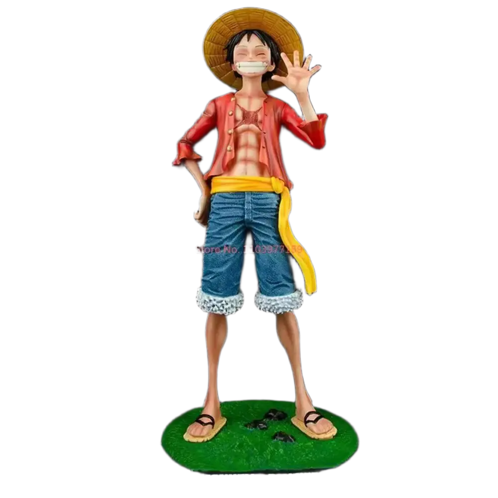 مجسم "لوفي" بابتسامة عريضة من أنمي ون بيس 42 سم | One Piece "Monkey D. Luffy" (Big Smiley) 42cm - الصورة 4