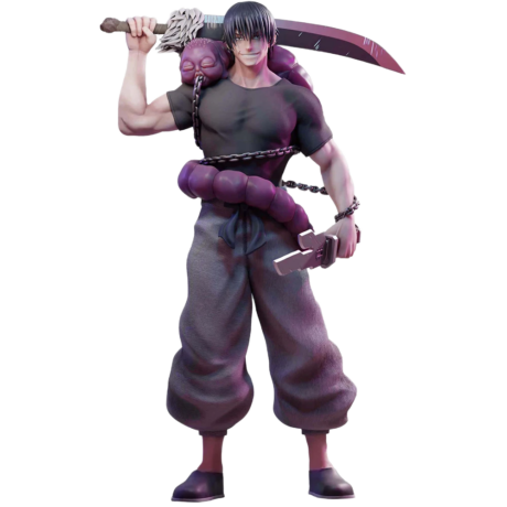مجسم أنمي جوجوتسو كايسن - توجي فوشيغورو 22 سم | Jujutsu Kaisen Toji Fushiguro Action Figure 22cm