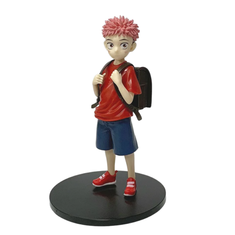 مجسم أنمي جوجوتسو كايسن - إيتادوري يوجي وقفة كلاسيكية 16 سم | Jujutsu Kaisen Itadori Yuji Standing PVC Action Figure 16cm