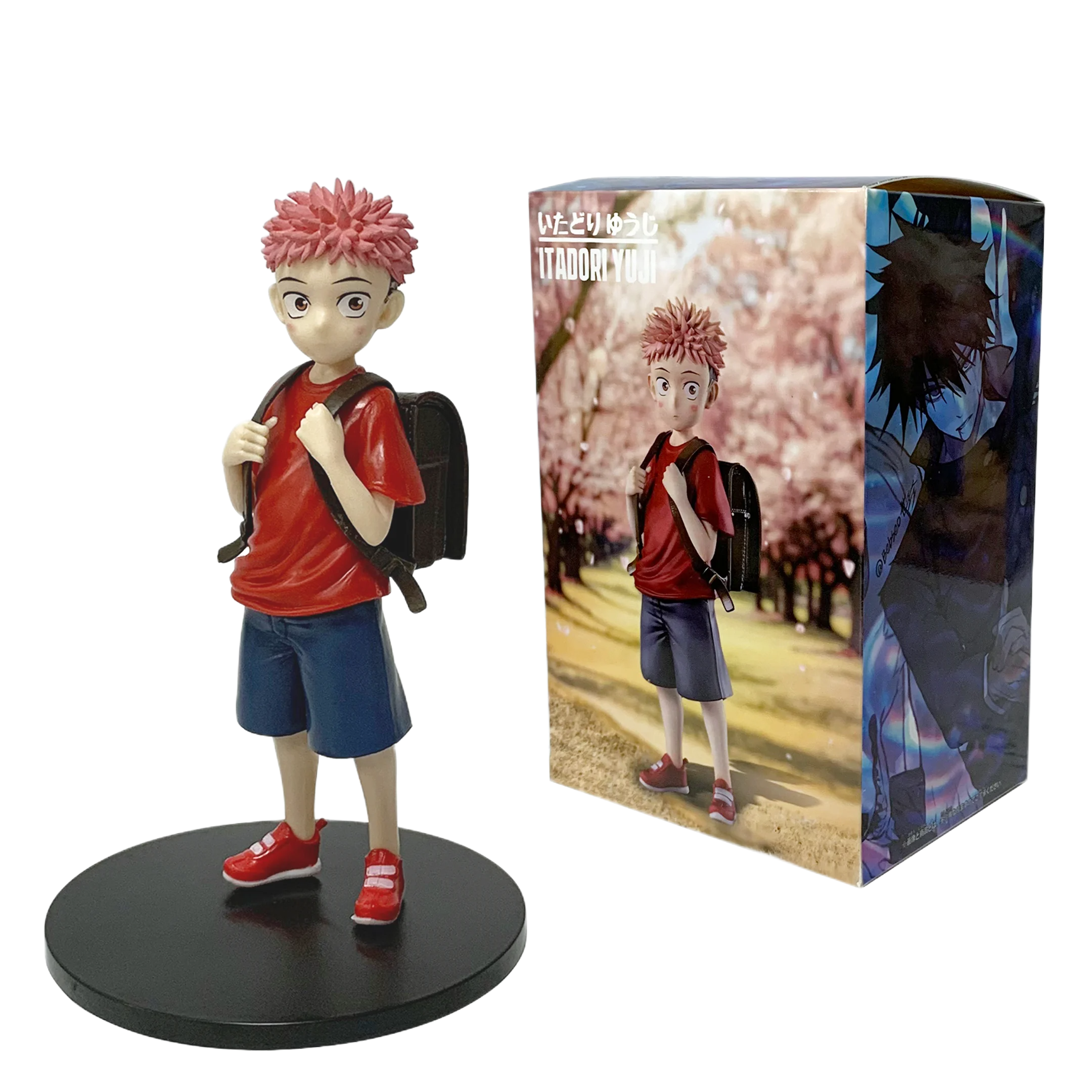 مجسم أنمي جوجوتسو كايسن - إيتادوري يوجي وقفة كلاسيكية 16 سم | Jujutsu Kaisen Itadori Yuji Standing PVC Action Figure 16cm - الصورة 2