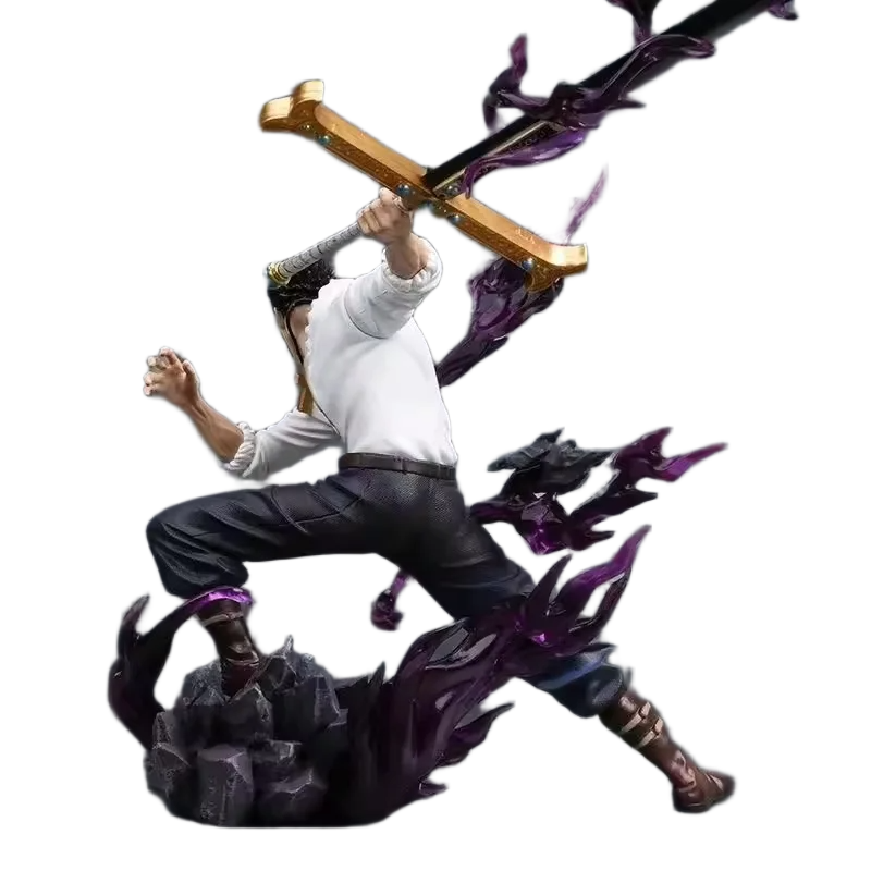 مجسم أنمي ون بيس - دراكول ميهوك عين الصقر 30 سم | One Piece Dracule Mihawk Hawk-Eyes PVC Statue Figure 30cm - الصورة 3