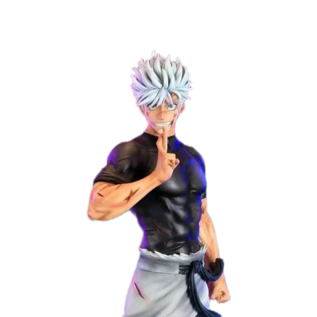 مجسم أنمي جوجوتسو كايسن - ساتورو غوجو الساحر الأقوى 22 سم | Jujutsu Kaisen Gojo Satoru High Quality PVC Action Figure 22cm