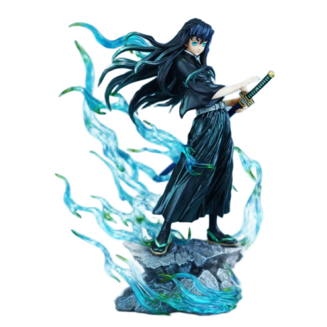 مجسم أنمي ديمون سلاير - مويتشيرو توكيتو هاشيرا الضباب 25 سم | Demon Slayer Tokito Muichiro Mist Hashira PVC Statue 25cm