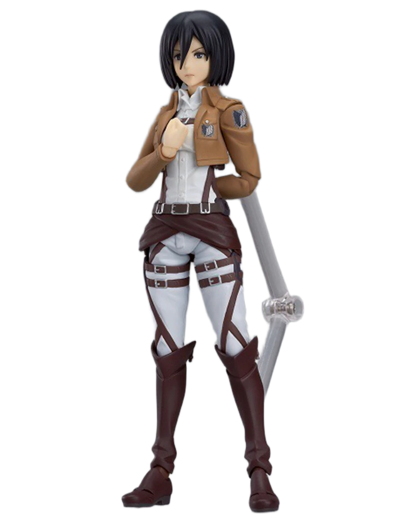 مجسم أنمي هجوم العمالقة ميكاسا أكرمان (أجزاء قابلة للفك والتركيب) 19 سم | Attack on Titan Mikasa Ackerman Figure 19cm - الصورة 2
