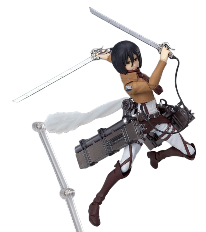 مجسم أنمي هجوم العمالقة ميكاسا أكرمان (أجزاء قابلة للفك والتركيب) 19 سم | Attack on Titan Mikasa Ackerman Figure 19cm - الصورة 4
