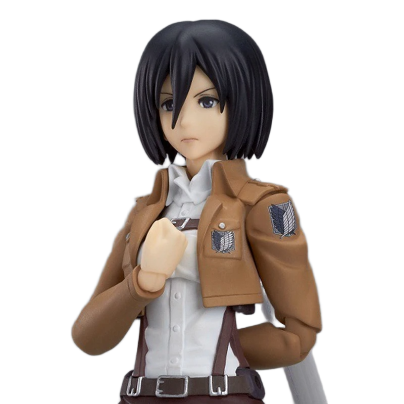 مجسم أنمي هجوم العمالقة ميكاسا أكرمان (أجزاء قابلة للفك والتركيب) 19 سم | Attack on Titan Mikasa Ackerman Figure 19cm - الصورة 5