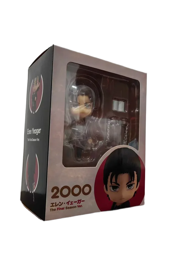مجسم أنمي هجوم العمالقة إيرين ييغر 10 سم | Attack on Titan Eren Yeager Action Figure 10cm - الصورة 2