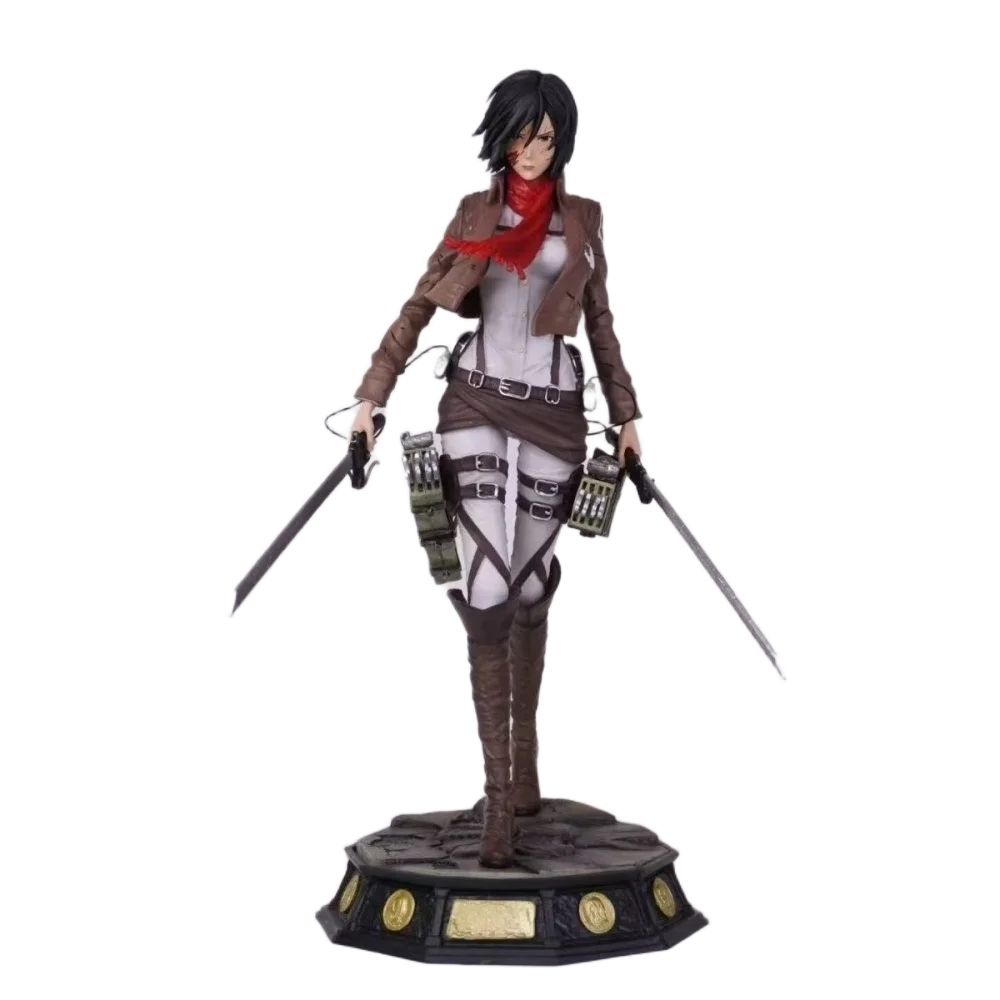 مجسم أنمي هجوم العمالقة - ميكاسا أكرمان حجم كبير 30 سم | Attack on Titan Mikasa Ackerman Action Figure Anime 30cm