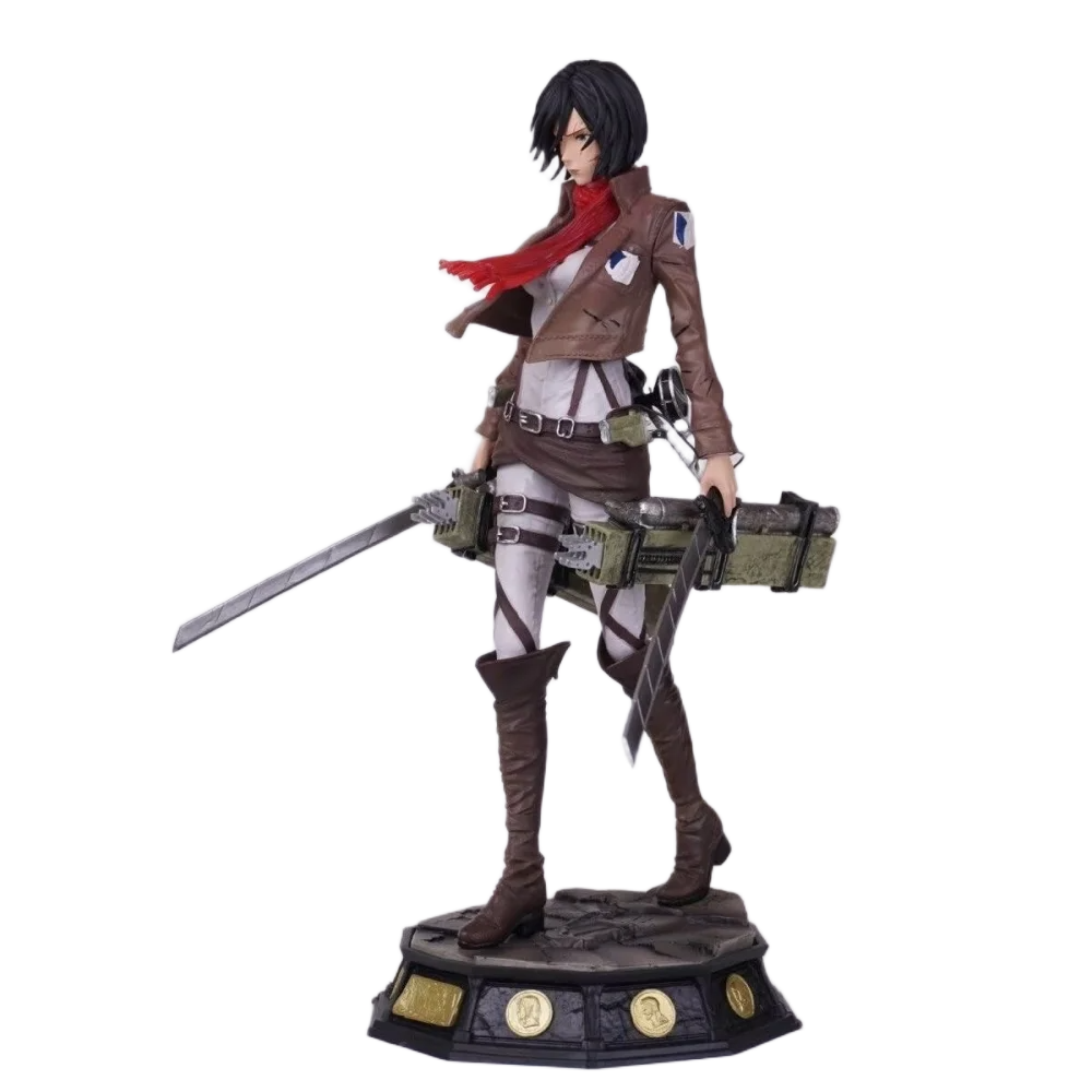 مجسم أنمي هجوم العمالقة - ميكاسا أكرمان حجم كبير 30 سم | Attack on Titan Mikasa Ackerman Action Figure Anime 30cm - الصورة 3
