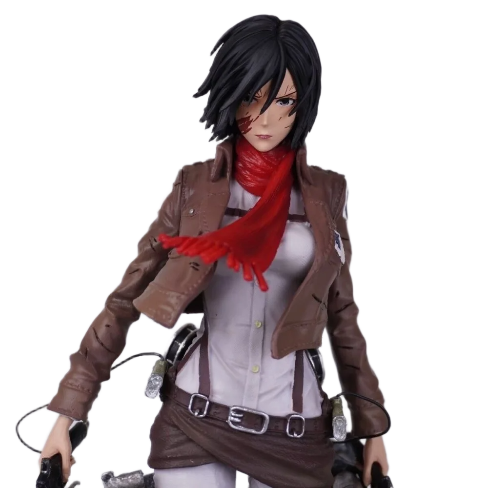 مجسم أنمي هجوم العمالقة - ميكاسا أكرمان حجم كبير 30 سم | Attack on Titan Mikasa Ackerman Action Figure Anime 30cm - الصورة 5