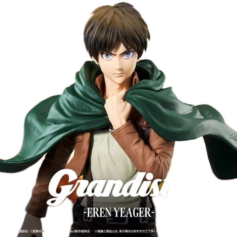 مجسم أنمي هجوم العمالقة إيرين ييغر (إصدار Grandista الأصلي من Banpresto / Bandai) 26 سم | Official Bandai Banpresto Attack on Titan Grandista Eren Yeager Action Figure 26cm - الصورة 3