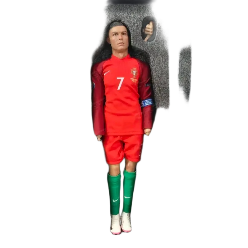مجسم كريستيانو رونالدو مقياس (ريال مدريد / البرتغال رقم 7) 30 سم | Cristiano Ronaldo CR7 Action Figure (Real Madrid / Portugal #7) 30cm - الصورة 3