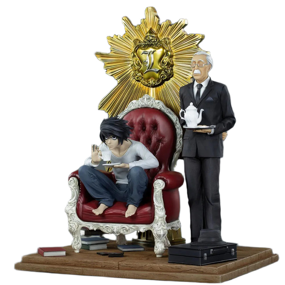 مجسم إل لولايت أنمي ديث نوت بارتفاع 18 سم | 18cm Death Note L Lawliet Anime Figure Model - الصورة 4