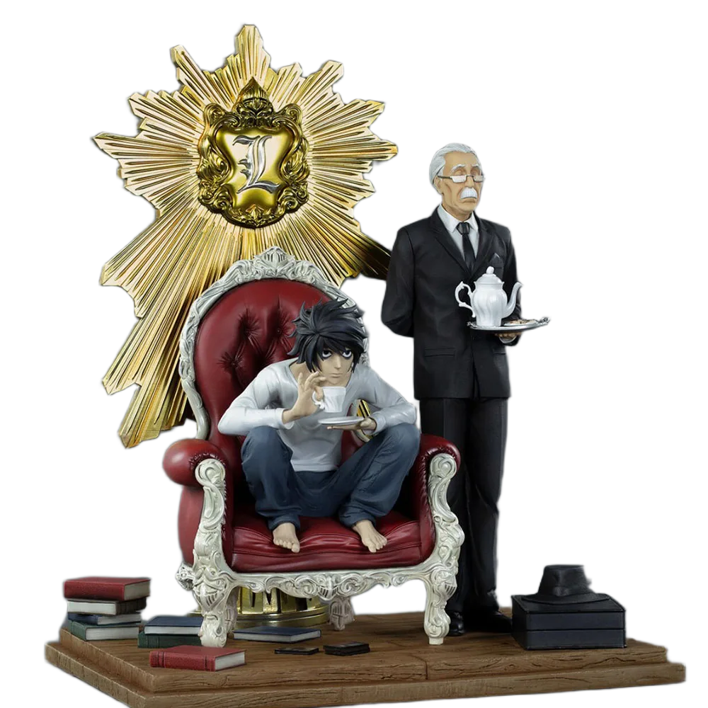 مجسم إل لولايت أنمي ديث نوت بارتفاع 18 سم | 18cm Death Note L Lawliet Anime Figure Model - الصورة 5