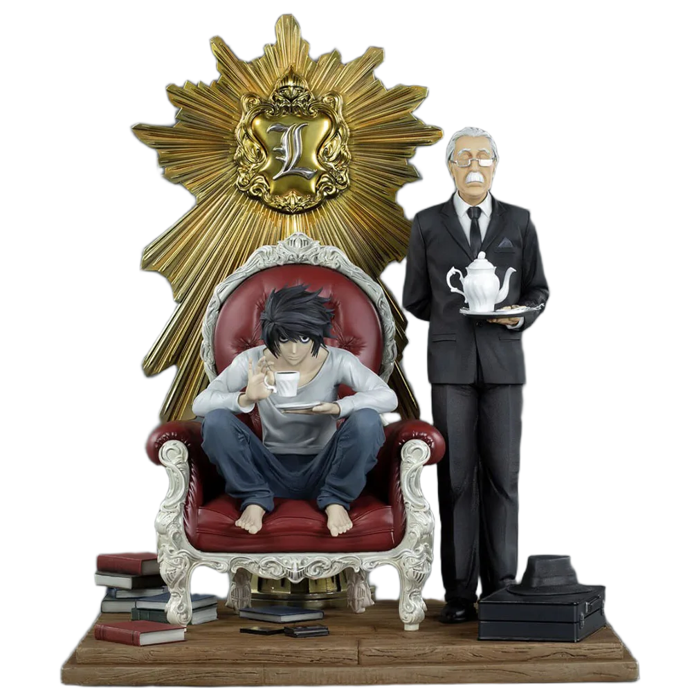 مجسم إل لولايت أنمي ديث نوت بارتفاع 18 سم | 18cm Death Note L Lawliet Anime Figure Model - الصورة 6