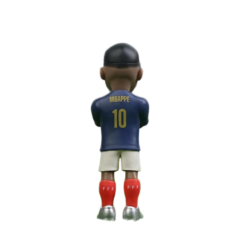 مجسم كيليان مبابي منتخب فرنسا رقم 10 من ميني إكس (MINIX) بطول 12 سم | MINIX 12cm Kylian Mbappé France No.10 Official Football Collectible Figure - الصورة 3