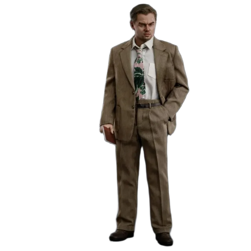 مجسم ليوناردو دي كابريو (فيلم شاتر آيلاند) وبمفاصل متحركة بطول 30 سم | Leonardo DiCaprio (Teddy Daniels - Shutter Island) Articulated Figure 30cm - الصورة 3