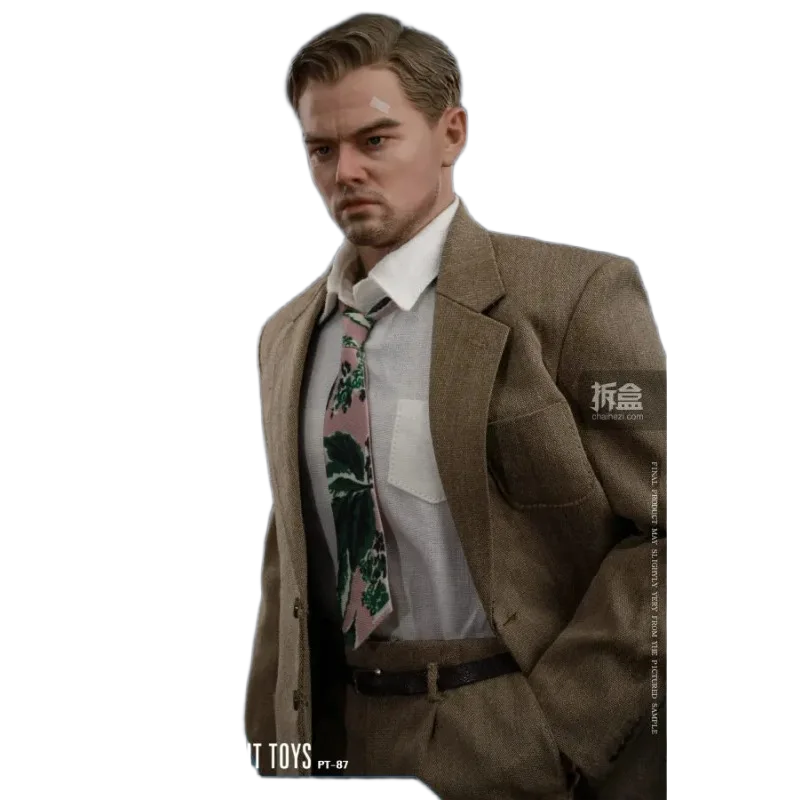 مجسم ليوناردو دي كابريو (فيلم شاتر آيلاند) وبمفاصل متحركة بطول 30 سم | Leonardo DiCaprio (Teddy Daniels - Shutter Island) Articulated Figure 30cm - الصورة 4