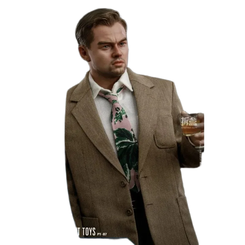 مجسم ليوناردو دي كابريو (فيلم شاتر آيلاند) وبمفاصل متحركة بطول 30 سم | Leonardo DiCaprio (Teddy Daniels - Shutter Island) Articulated Figure 30cm - الصورة 5