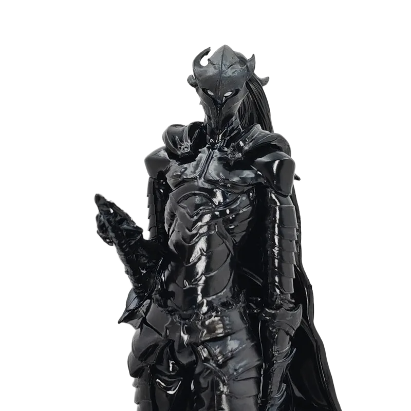 مجسم الفارس إغريس أنمي سولو ليفلينج (النسخة الحمراء / نسخة الظل السوداء) بطول 24 سم | Solo Leveling Knight Igris Statue (Blood-Red / Shadow Black Editions) 24cm - الصورة 4