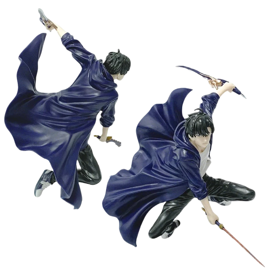 مجسم سونغ جين من أنمي سولو ليفلينج Solo Leveling بطول 21 سم | Solo Leveling Sung Jin-Woo Anime Version Figure 21cm - الصورة 2