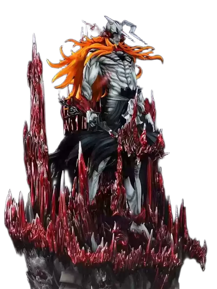 مجسمات بليتش كوروساكي إيتشيغو وأولكيورا سيفير بطول 33 سم | Bleach Kurosaki Ichigo & Ulquiorra Cifer Anime Figures 33cm - الصورة 6