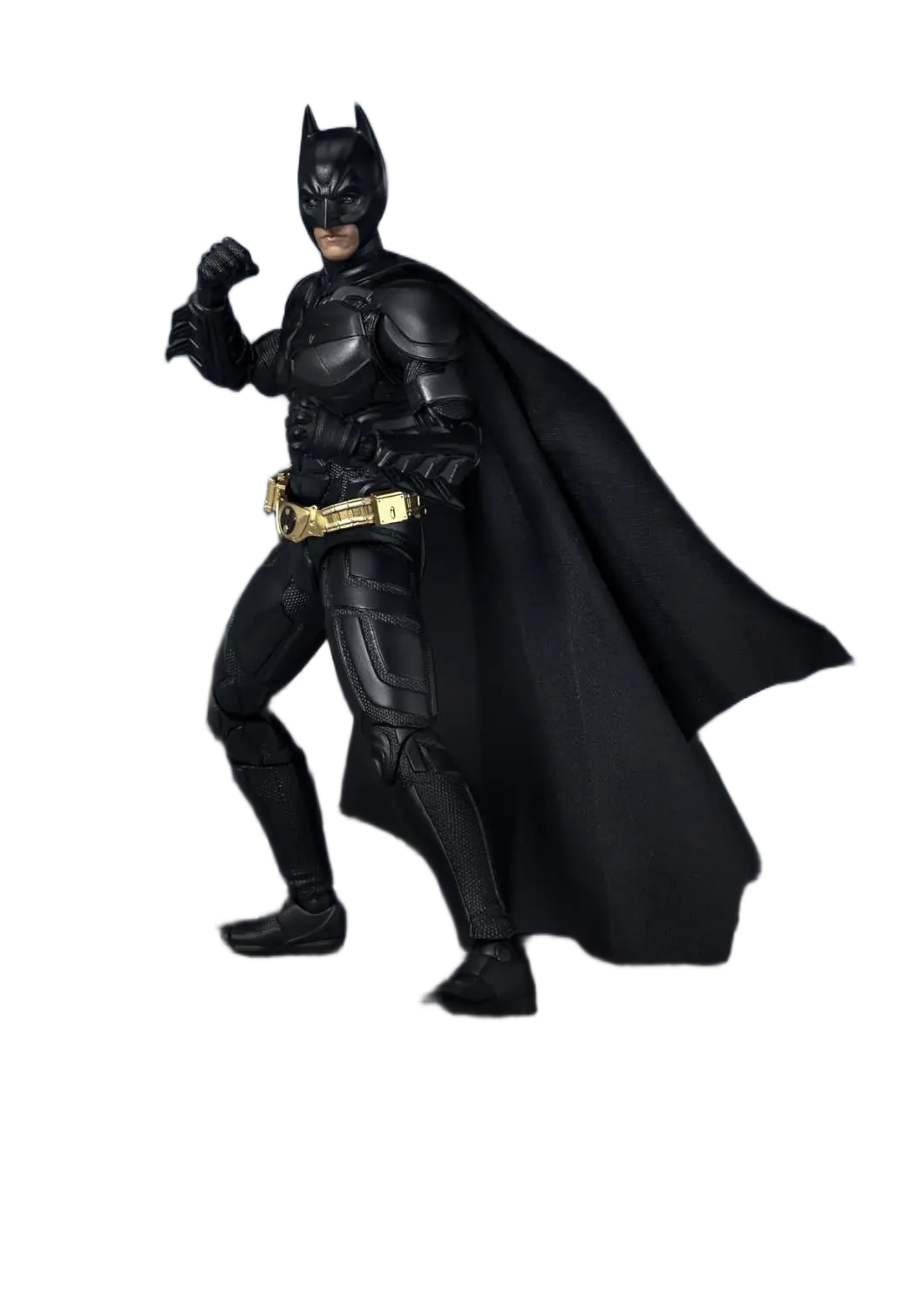 مجسم أصلي لشخصية باتمان (فارس الظلام) من بيست كينجدوم بطول 20 سم | Original Beast Kingdom & Bandai The Dark Knight Batman Action Figure 20cm - الصورة 4