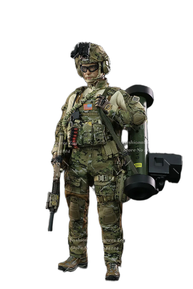 مجسم جندي القوات الخاصة الأمريكية (براد بيت) من MINITIMES طقم عسكري كامل بطول 30 سم | MINITIMES US Army Special Forces (Brad Pitt) Full Set Action Figure 30cm - الصورة 5