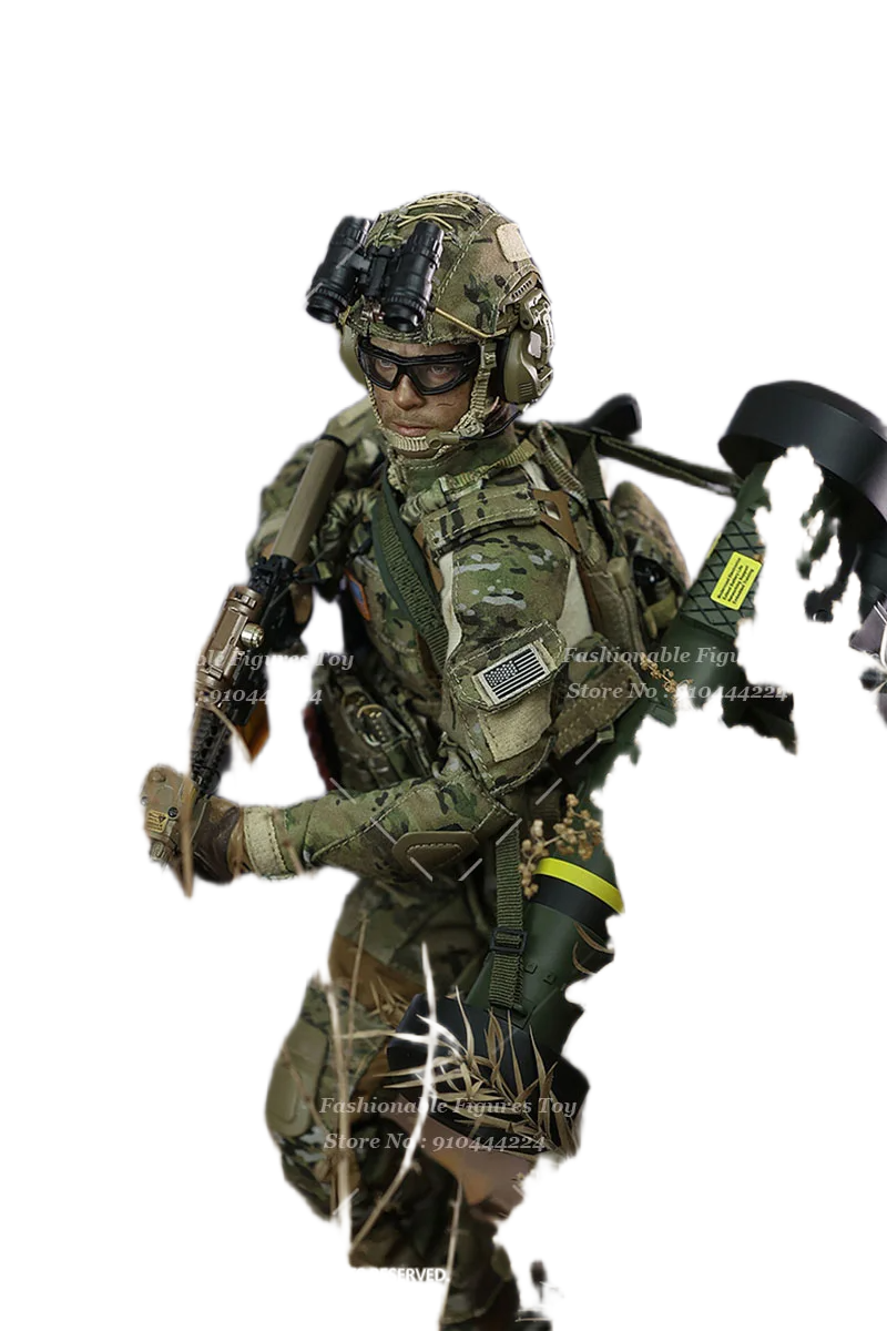 مجسم جندي القوات الخاصة الأمريكية (براد بيت) من MINITIMES طقم عسكري كامل بطول 30 سم | MINITIMES US Army Special Forces (Brad Pitt) Full Set Action Figure 30cm - الصورة 6