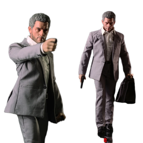 مجسم شخصية فينسنت القاتل (توم كروز) من REDMAN TOYS طقم كامل بطول 30 سم | REDMAN TOYS Vincent Killer (Tom Cruise) Full Set Action Figure 30cm