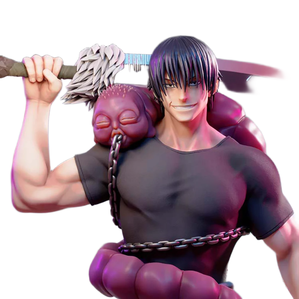 مجسم شخصية فوشيغورو توجي (جوجوتسو كايسن) بطول 22 سم | Jujutsu Kaisen Fushiguro Toji Action Figure Collection 22cm - الصورة 5