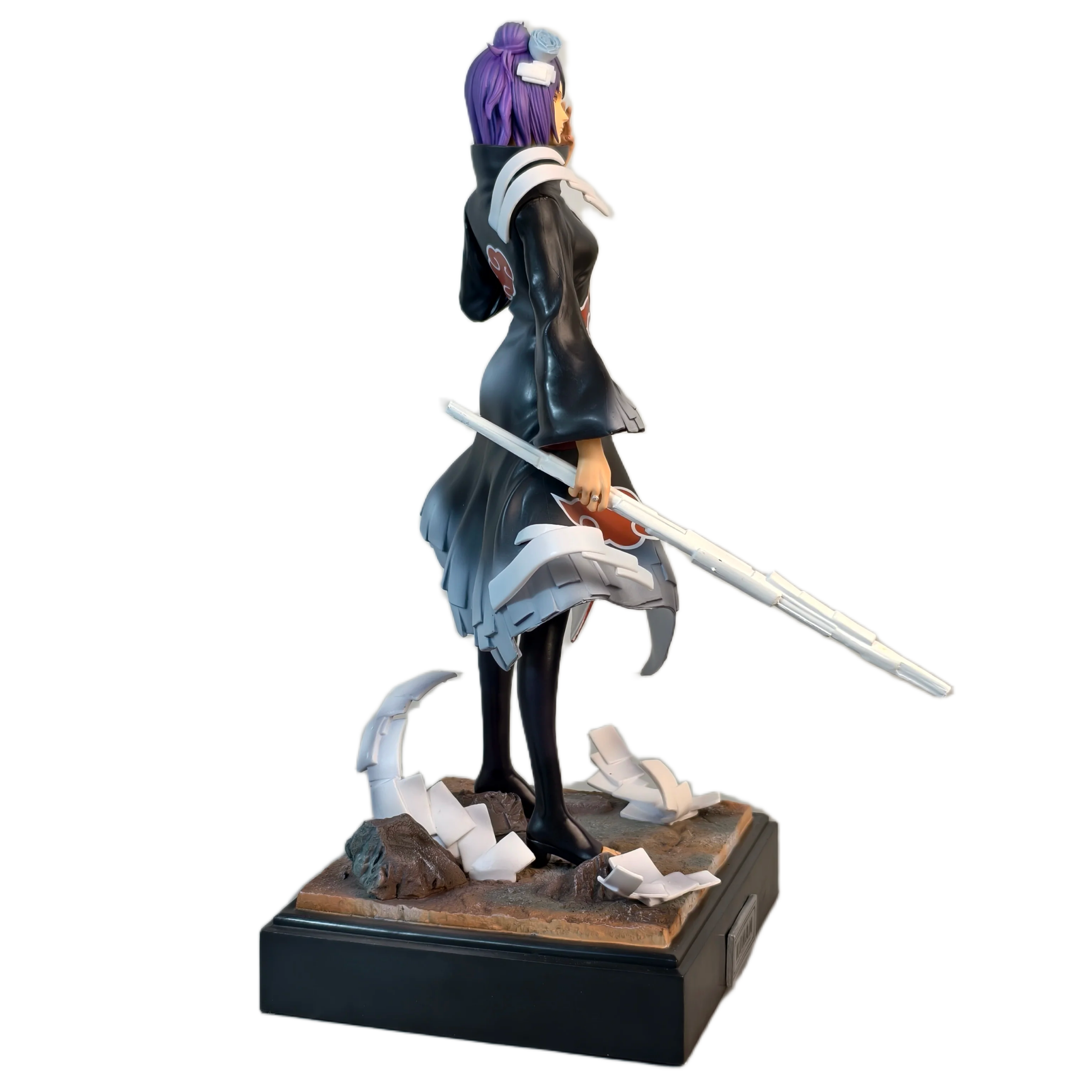 مجسم أصلي وموثق لشخصية كونان (ناروتو) بطول 33 سم | Certified Original Naruto Konan PVC Action Figure Collection Statue 33cm - الصورة 4