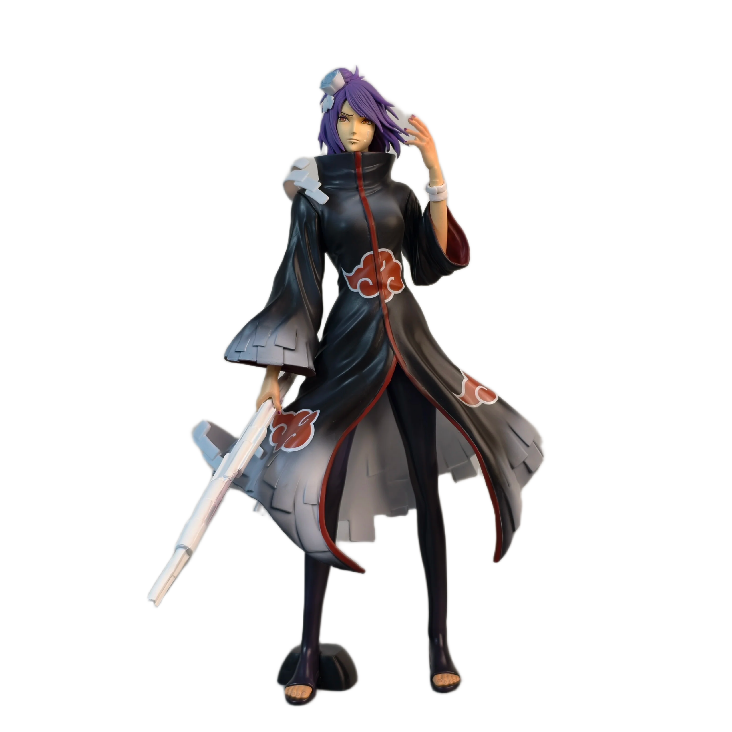 مجسم أصلي وموثق لشخصية كونان (ناروتو) بطول 33 سم | Certified Original Naruto Konan PVC Action Figure Collection Statue 33cm - الصورة 6