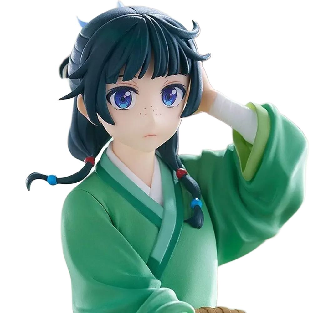 بالعربي: مجسم شخصية ماوماو (يوميات صيدلانية) بالفستان الأخضر بطول 15 سم | The Apothecary Diaries Maomao Green Dress Action Figure Collectible 15cm - الصورة 2